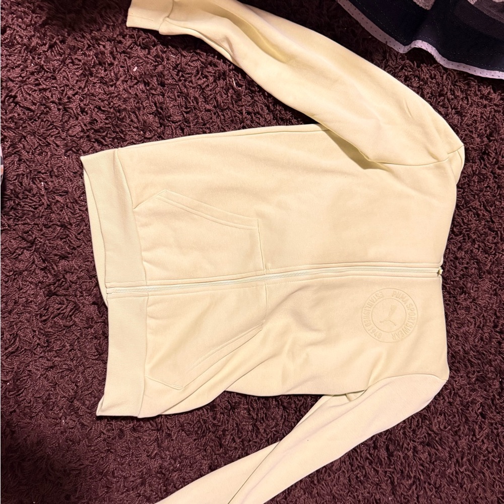 Yellow Zip-Up Hoodie